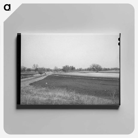 アートパネル-Eroded Farmland, Oklahoma
 - ラッセル リー Canvas.