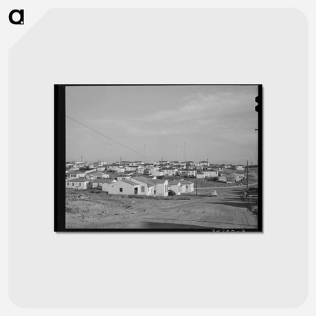 アートポストカード-New Houses, San Diego
 - ラッセル リー Postcard.