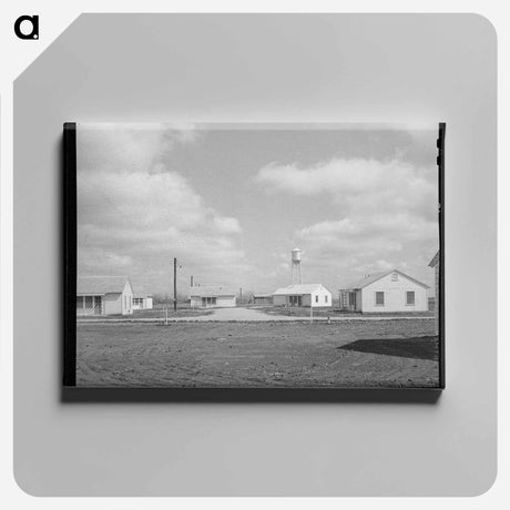 アートパネル-Migratory Labor Camp Houses
 - ラッセル リー Canvas.