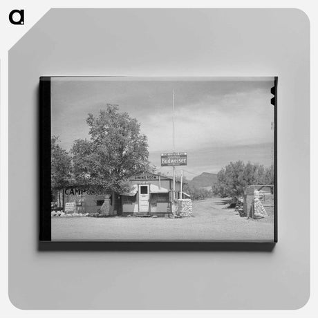 アートパネル-Tourist Camp at Roosevelt
 - ラッセル リー Canvas.