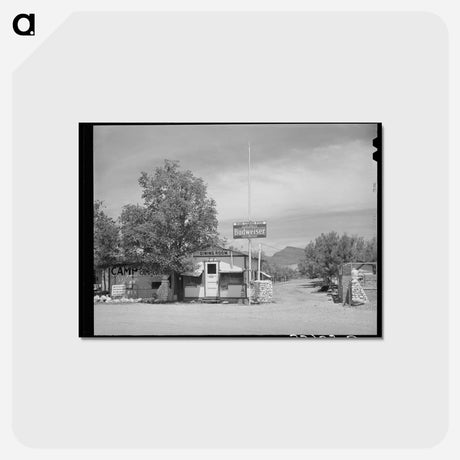 アートポストカード-Tourist Camp at Roosevelt
 - ラッセル リー Postcard.