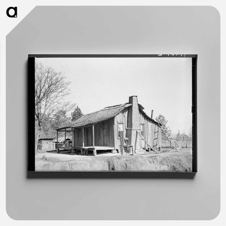 アートパネル-Mississippi Cabin
 - ラッセル リー Canvas.