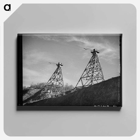 アートパネル-Shasta Dam Construction
 - ラッセル リー Canvas.