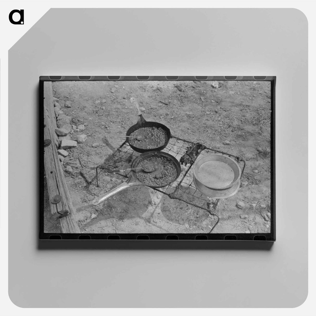 アートパネル-Shearers' Noonday Meal
 - ラッセル リー Canvas.
