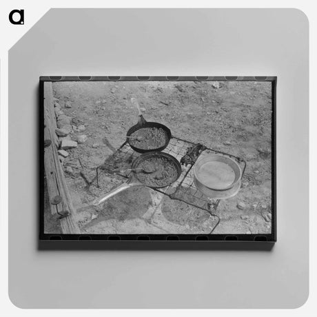 アートパネル-Shearers' Noonday Meal
 - ラッセル リー Canvas.