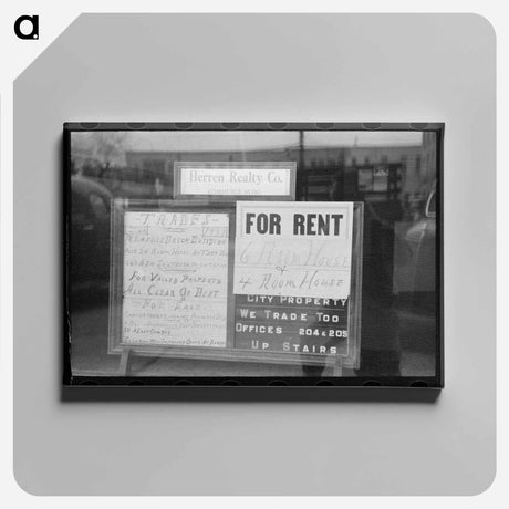 アートパネル-Real Estate Signs, Harlingen
 - ラッセル リー Canvas.