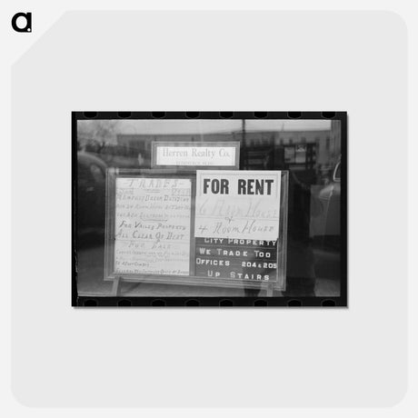 アートポストカード-Real Estate Signs, Harlingen
 - ラッセル リー Postcard.
