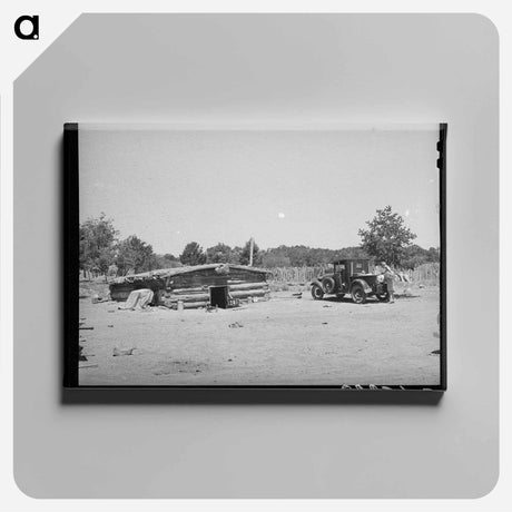 アートパネル-Caudills' Dugout Home
 - ラッセル リー Canvas.