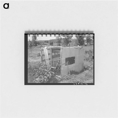 アートメモ帳-Burlap Chicken House
 - ラッセル リー Memo.