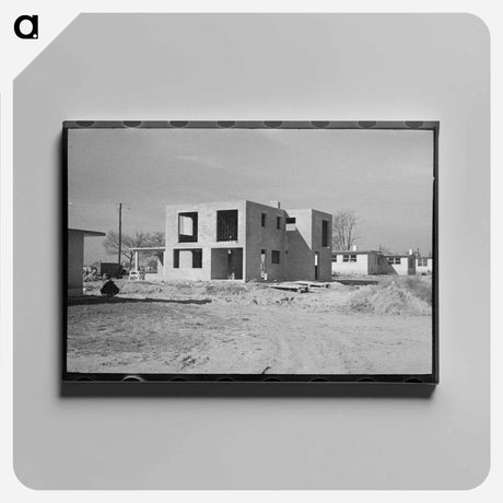 アートパネル-Jersey Homesteads Construction
 - ラッセル リー Canvas.
