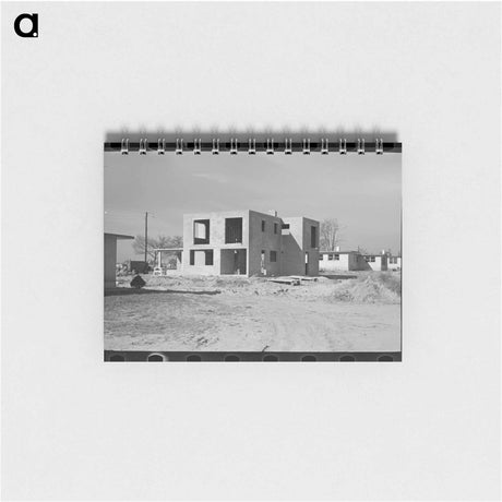 アートメモ帳-Jersey Homesteads Construction
 - ラッセル リー Memo.