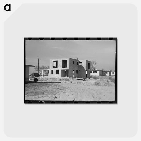 アートポストカード-Jersey Homesteads Construction
 - ラッセル リー Postcard.