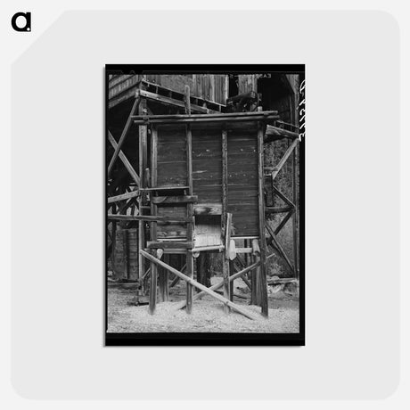 アートポストカード-Ore Loading Bin
 - ラッセル リー Postcard.