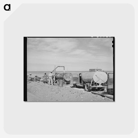アートポストカード-Filling Tanks
 - ラッセル リー Postcard.