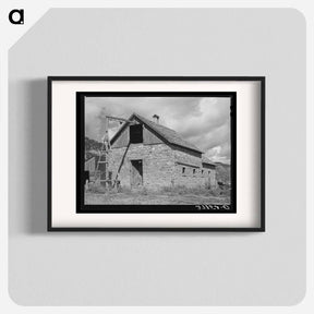 アートポスター-Old Brick Barn, Animas River Valley
 - ラッセル リー Poster.