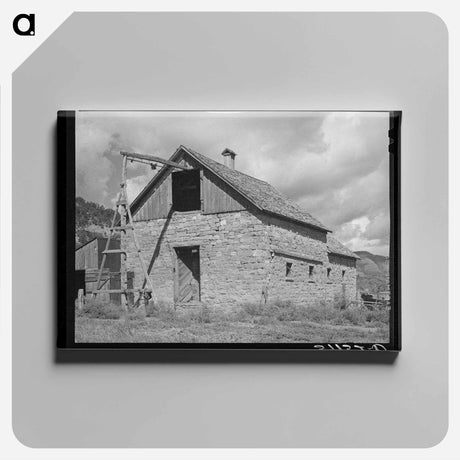 アートパネル-Old Brick Barn, Animas River Valley
 - ラッセル リー Canvas.