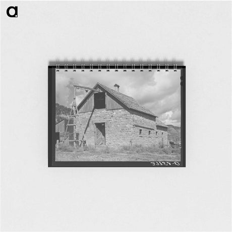 アートメモ帳-Old Brick Barn, Animas River Valley
 - ラッセル リー Memo.