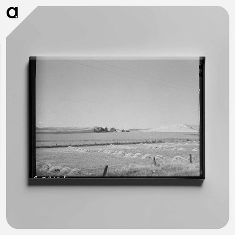 アートパネル-Barley in the Shock
 - ラッセル リー Canvas.