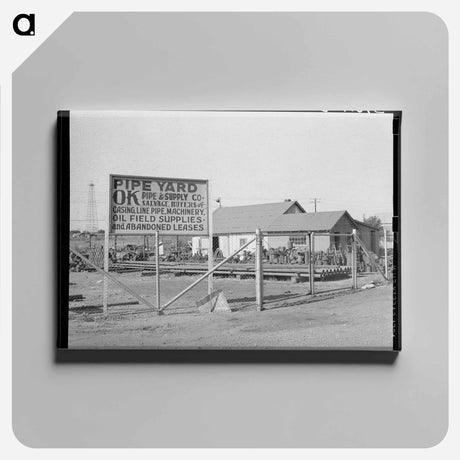アートパネル-Oklahoma City Oil Field
 - ラッセル リー Canvas.