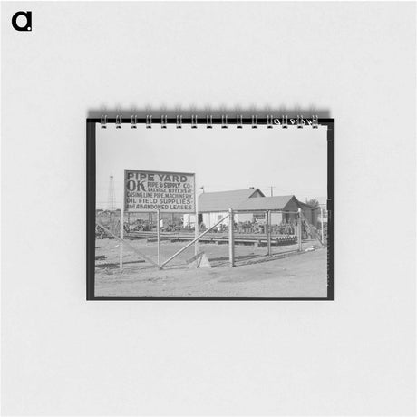 アートメモ帳-Oklahoma City Oil Field
 - ラッセル リー Memo.