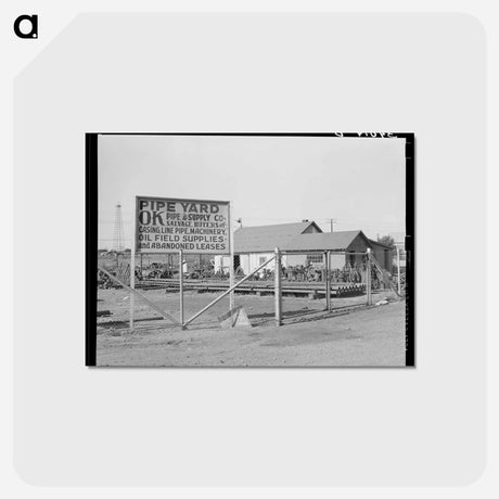 アートポストカード-Oklahoma City Oil Field
 - ラッセル リー Postcard.