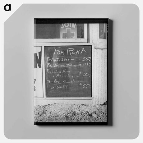 アートパネル-Corpus Christi Rent Scale
 - ラッセル リー Canvas.