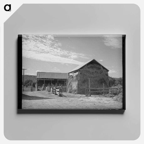 アートパネル-Mormon Farm, Santa Clara
 - ラッセル リー Canvas.