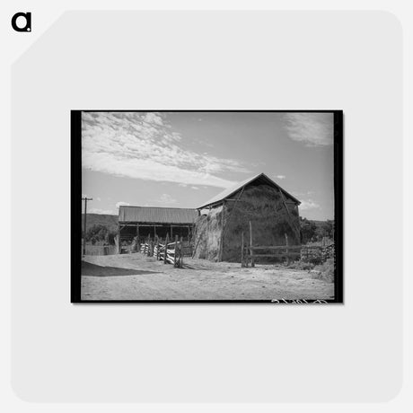 アートポストカード-Mormon Farm, Santa Clara
 - ラッセル リー Postcard.