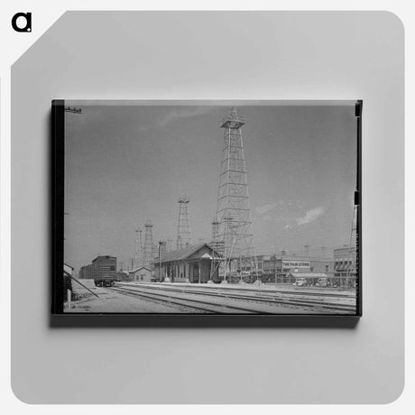 アートパネル-Kilgore, Texas Railroad
 - ラッセル リー Canvas.