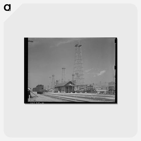 アートポストカード-Kilgore, Texas Railroad
 - ラッセル リー Postcard.
