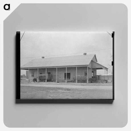 アートパネル-Cotton Gin, Lake Dick Project
 - ラッセル リー Canvas.