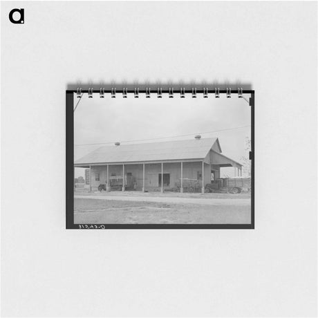 アートメモ帳-Cotton Gin, Lake Dick Project
 - ラッセル リー Memo.