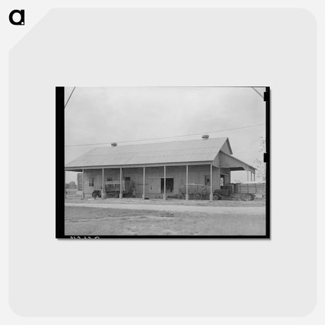 アートポストカード-Cotton Gin, Lake Dick Project
 - ラッセル リー Postcard.