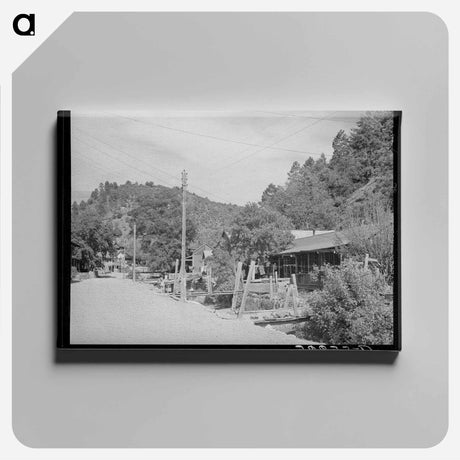 アートパネル-Mogollon Street Scene
 - ラッセル リー Canvas.