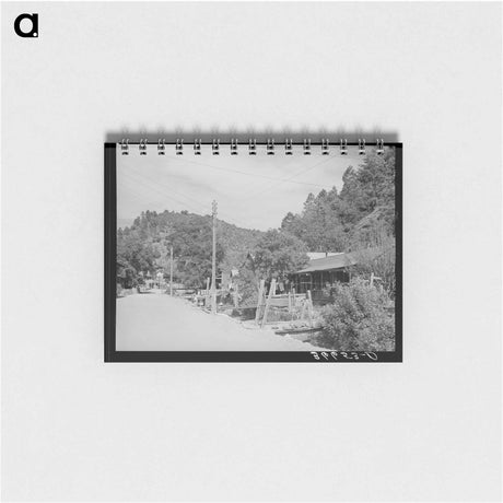 アートメモ帳-Mogollon Street Scene
 - ラッセル リー Memo.