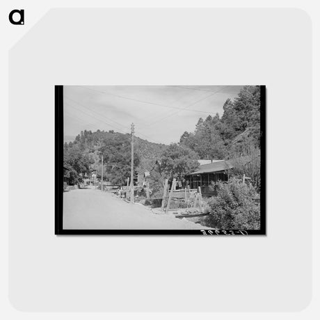 アートポストカード-Mogollon Street Scene
 - ラッセル リー Postcard.
