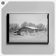 アートパネル-Barn on Tenant Farm
 - ラッセル リー Canvas.