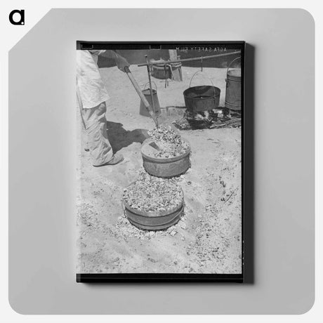 アートパネル-Baking Bread, Spur, Texas
 - ラッセル リー Canvas.