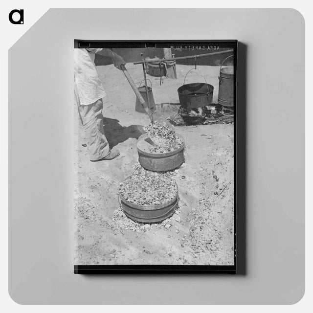 アートパネル-Baking Bread, Spur, Texas
 - ラッセル リー Canvas.