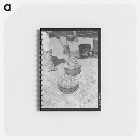 アートメモ帳-Baking Bread, Spur, Texas
 - ラッセル リー Memo.