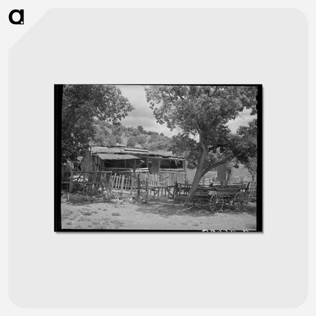 アートポストカード-House in Georgetown
 - ラッセル リー Postcard.
