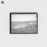 アートメモ帳-Flood Irrigation on the Little Colorado
 - ラッセル リー Memo.