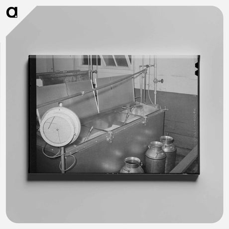 アートパネル-Pasteurizing Milk
 - ラッセル リー Canvas.