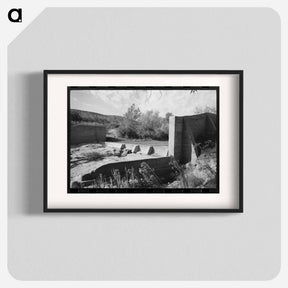 アートポスター-Santa Clara Irrigation Dam
 - ラッセル リー Poster.