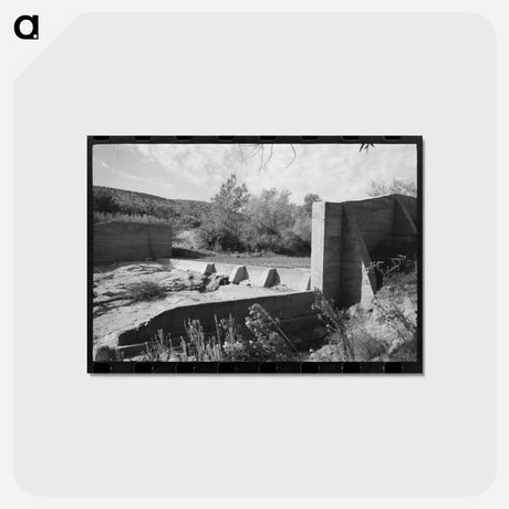 アートポストカード-Santa Clara Irrigation Dam
 - ラッセル リー Postcard.