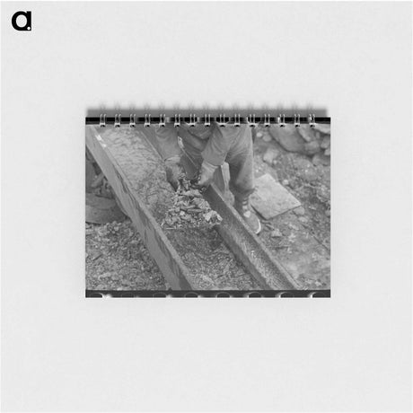 アートメモ帳-Gold Miner at Two Bit Creek
 - ラッセル リー Memo.