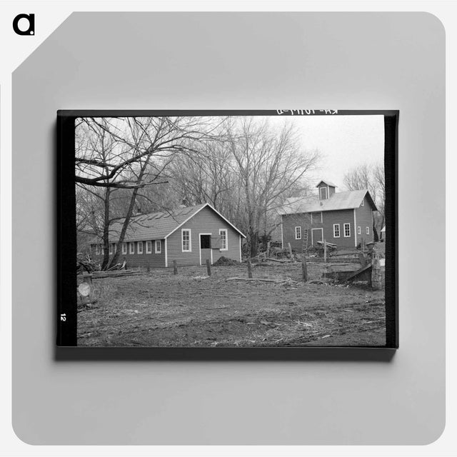 アートパネル-Frank's Iowa Farm
 - ラッセル リー Canvas.