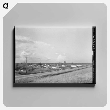 アートパネル-Quarters for Laborers
 - ラッセル リー Canvas.