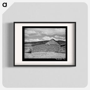 アートポスター-Side of Stone Barn
 - ラッセル リー Poster.