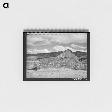 アートメモ帳-Side of Stone Barn
 - ラッセル リー Memo.